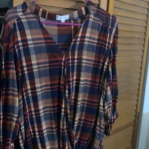Plaid Top